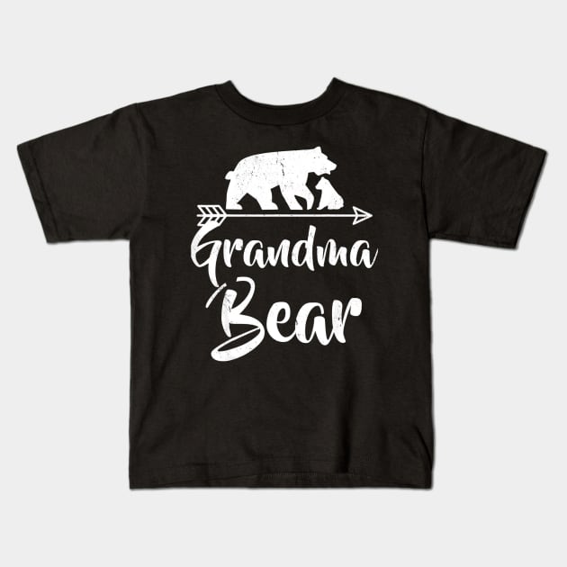 Grandma Bear T Shirt Best Gift Mothers Fathers Day Kids T-Shirt by schaefersialice